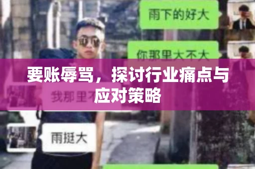 要账辱骂，探讨行业痛点与应对策略