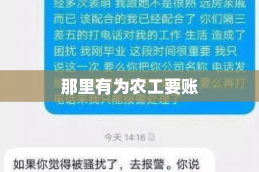 那里有为农工要账