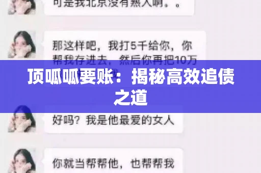 顶呱呱要账：揭秘高效追债之道