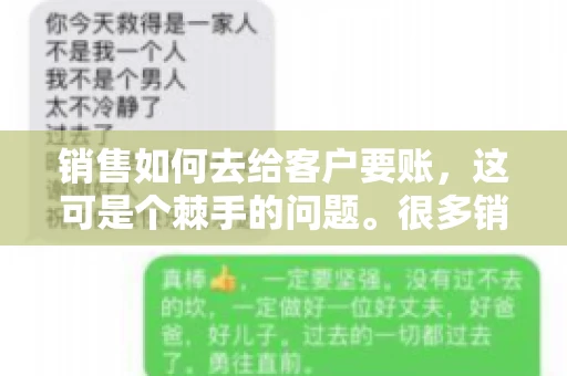 销售如何去给客户要账，这可是个棘手的问题。很多销售人员都遇到过客户拖欠账款的情况，让人头疼不已。今天，我就来和大家聊聊这个话题，分享一些实际操作中的经验和技巧。
